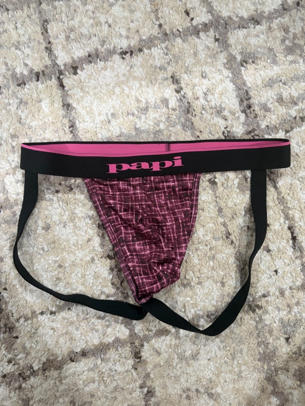 Papi Burgundy Pink Athletic Jockstrap